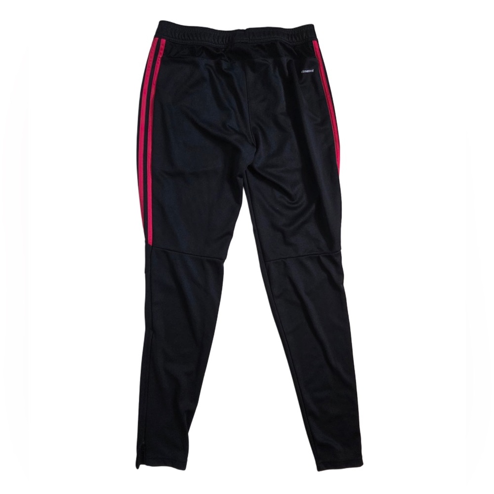 adidas Kids Black and Pink Sweatpants